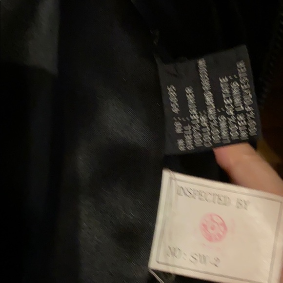 Greg bell  nice leather jet Zipper and nice button front and 2 pockets - Picture 3 of 5